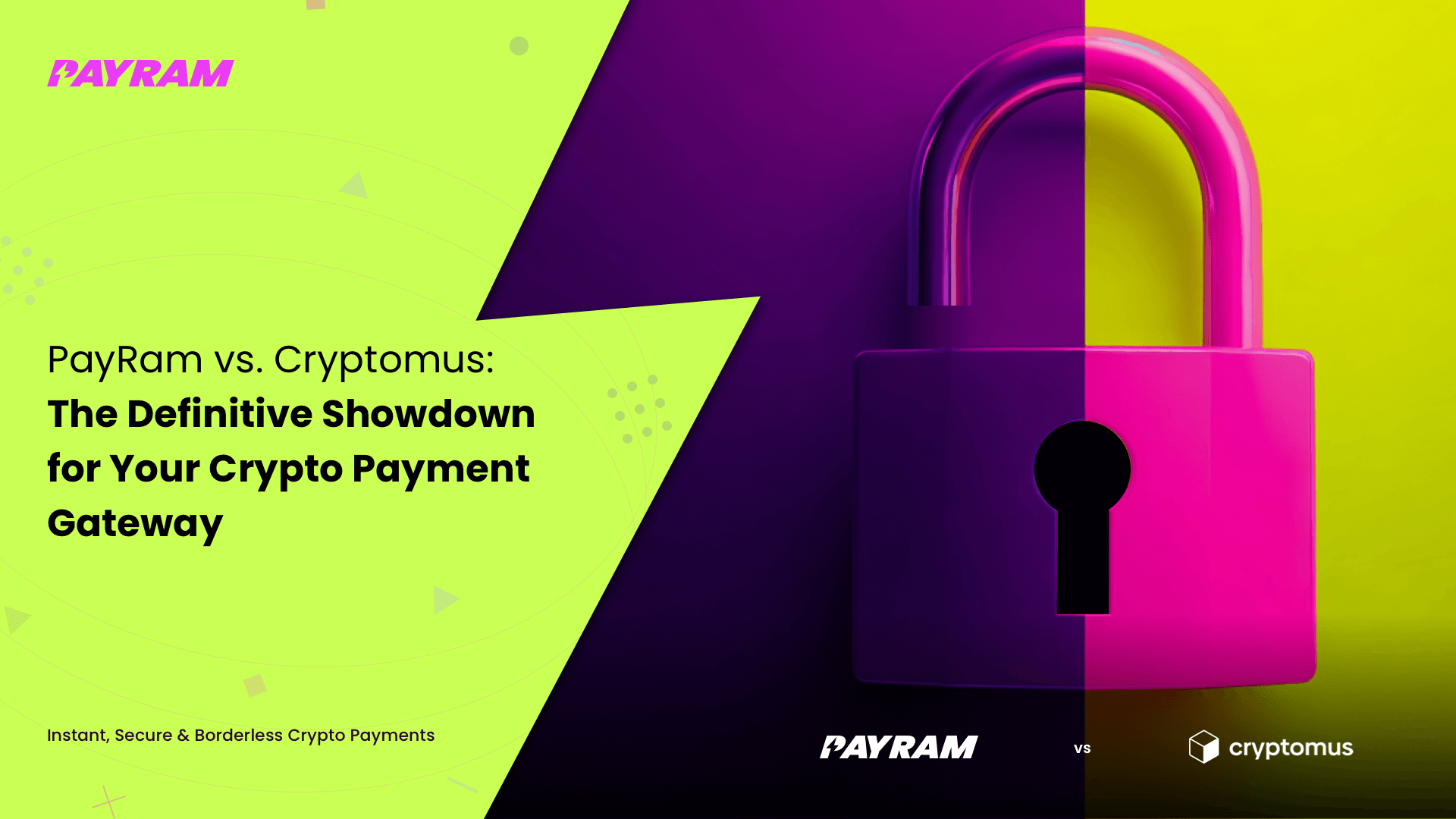 PayRam vs. Cryptomus: The Definitive Showdown for Crypto Payments