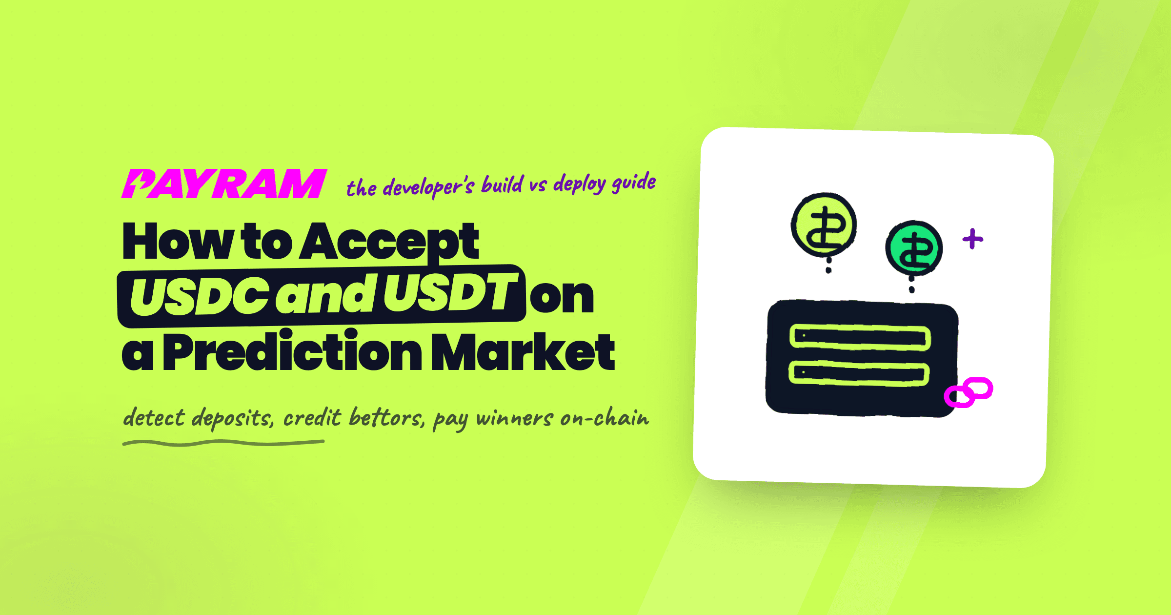 How to Accept USDC and USDT on a Prediction Market Platform