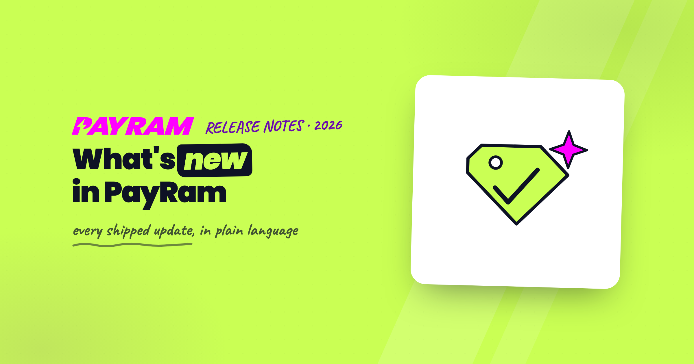 What's New | PayRam Product Releases